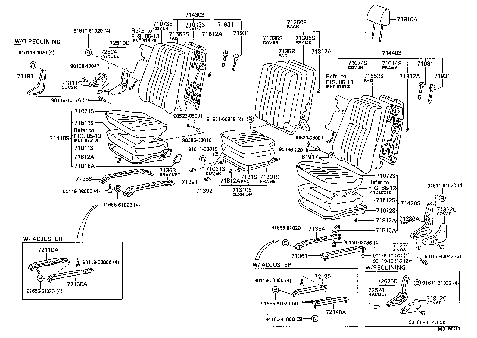 Seat & Seat Track