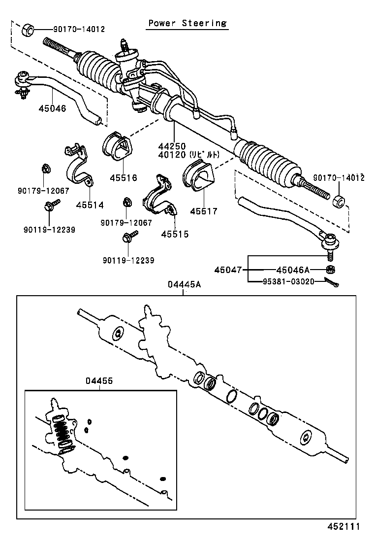 Enlace del mecanismo de dirección