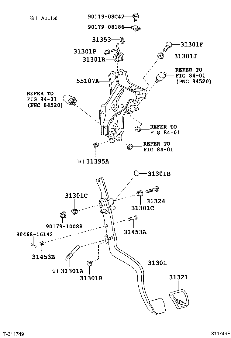Clutch Pedal Flexible Hose
