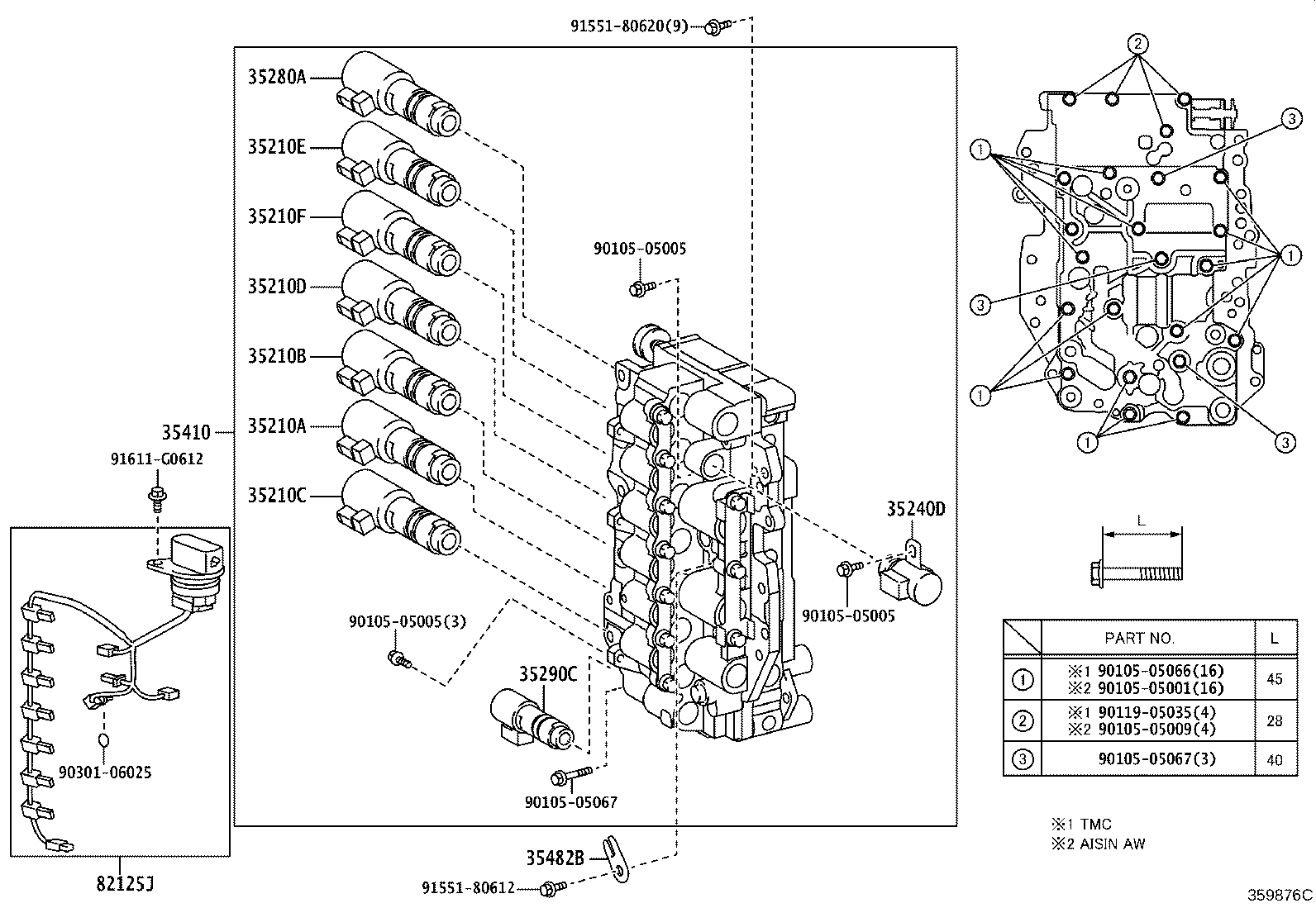 Valve Body Oil Strainer