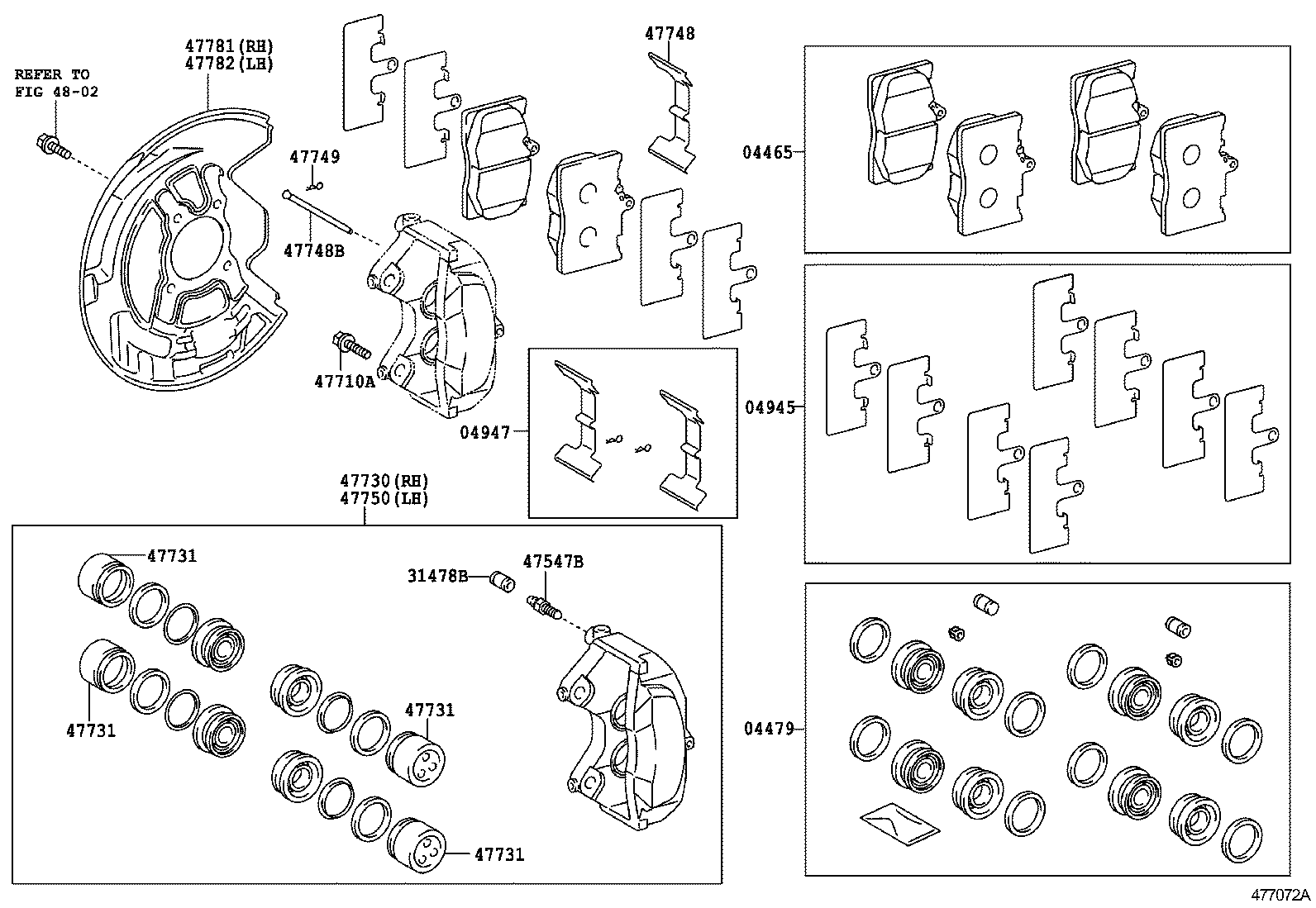 Front Disc Brake Caliper Dust Cover