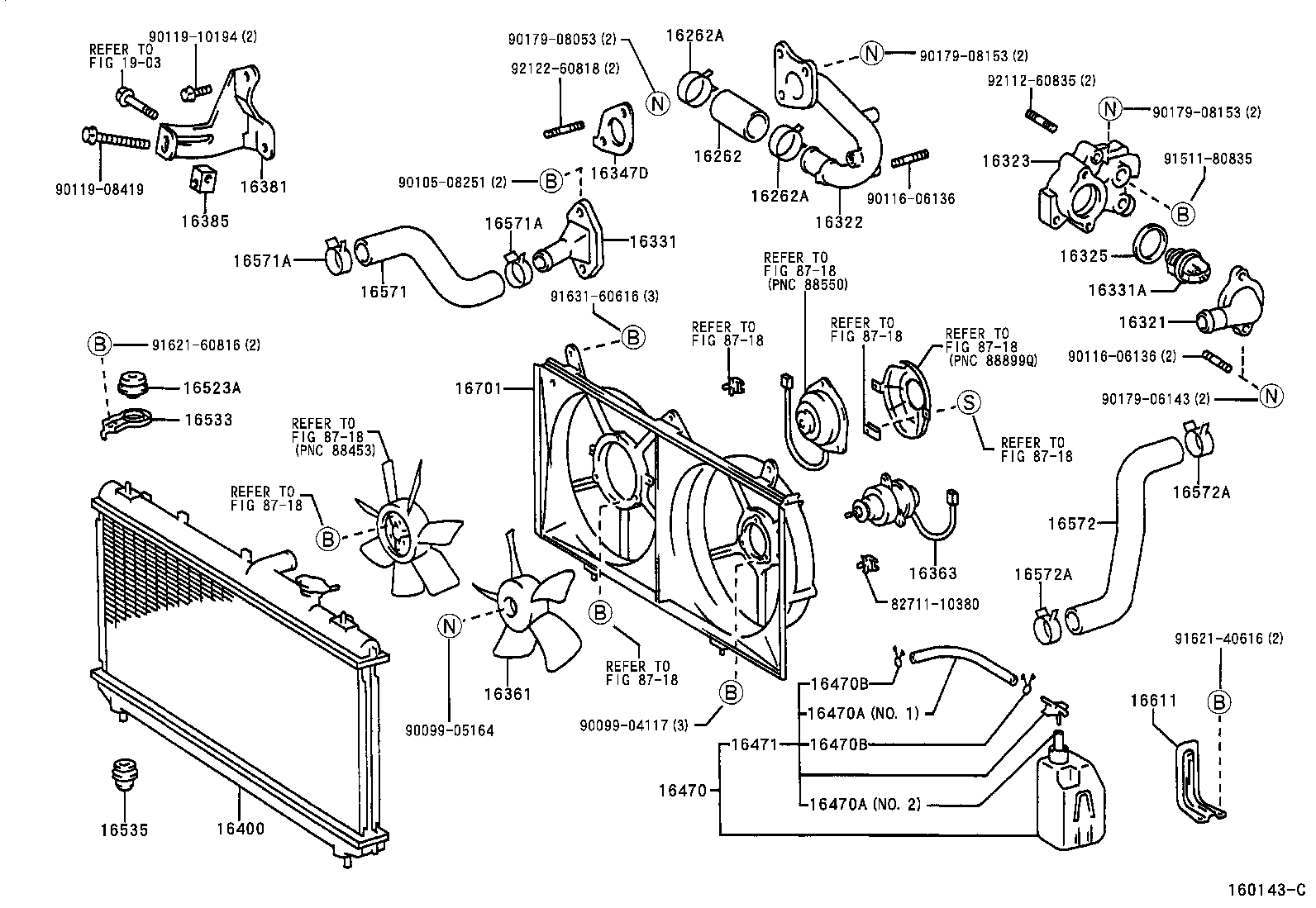 Radiator Water Outlet
