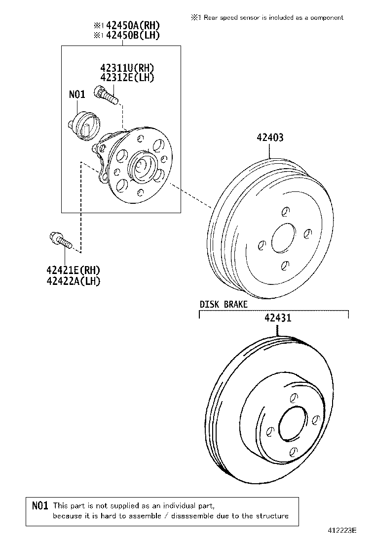 Rear Axle Shaft Hub
