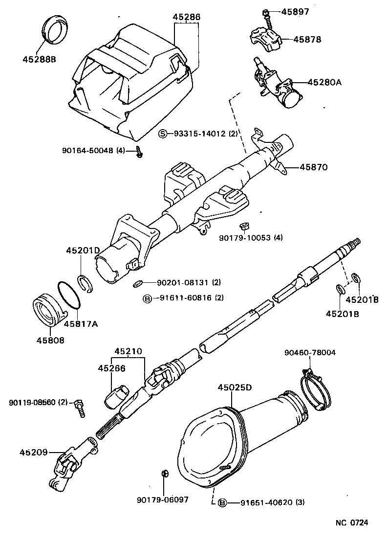 Steering Column & Shaft