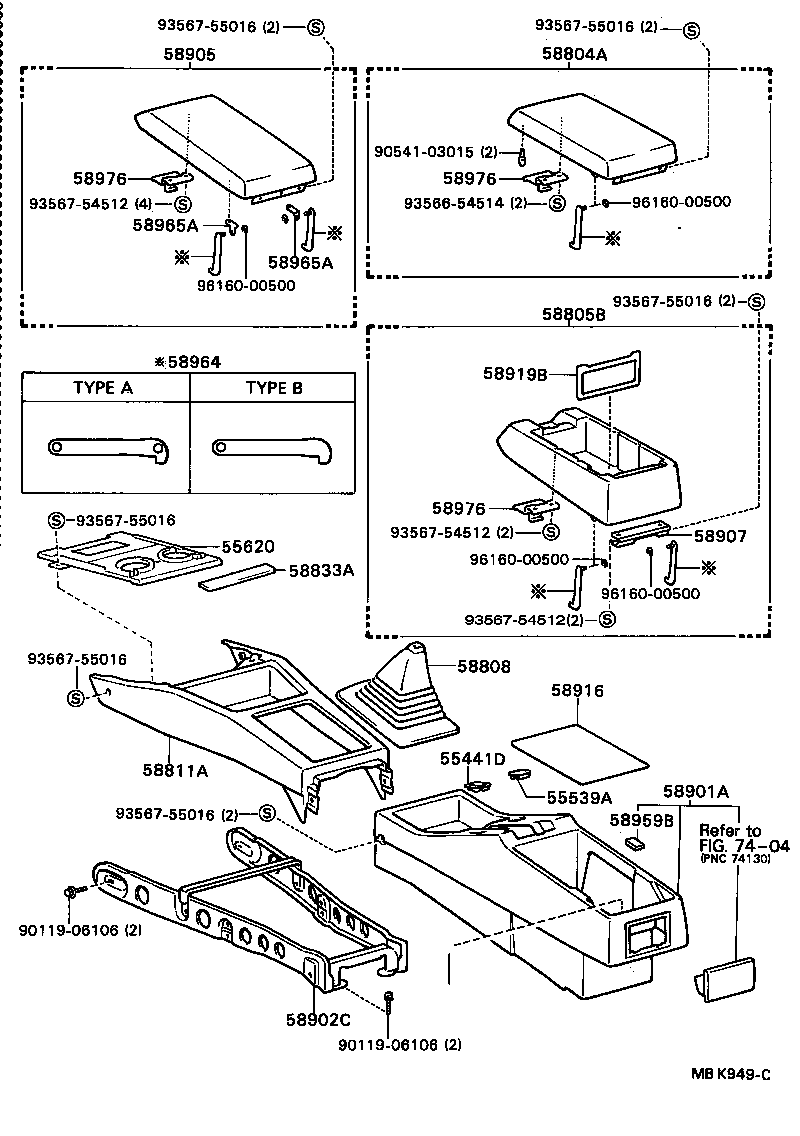 Console Box & Bracket