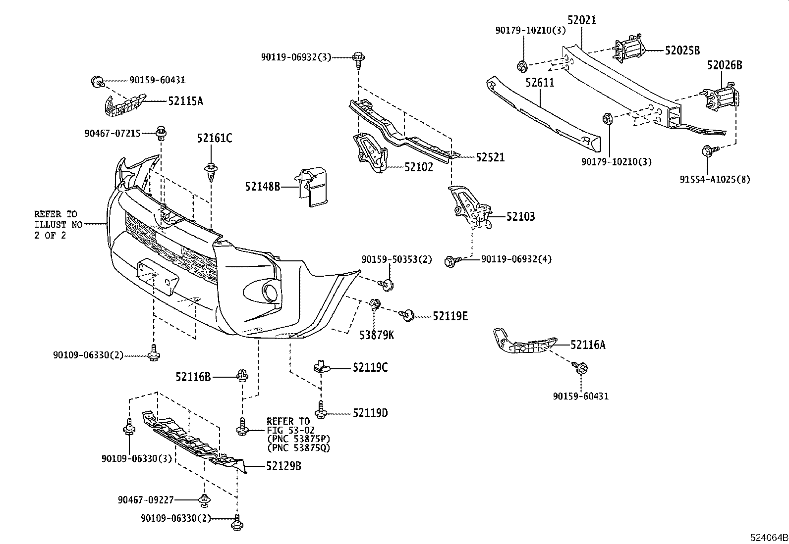 Front Bumper Bumper Stay