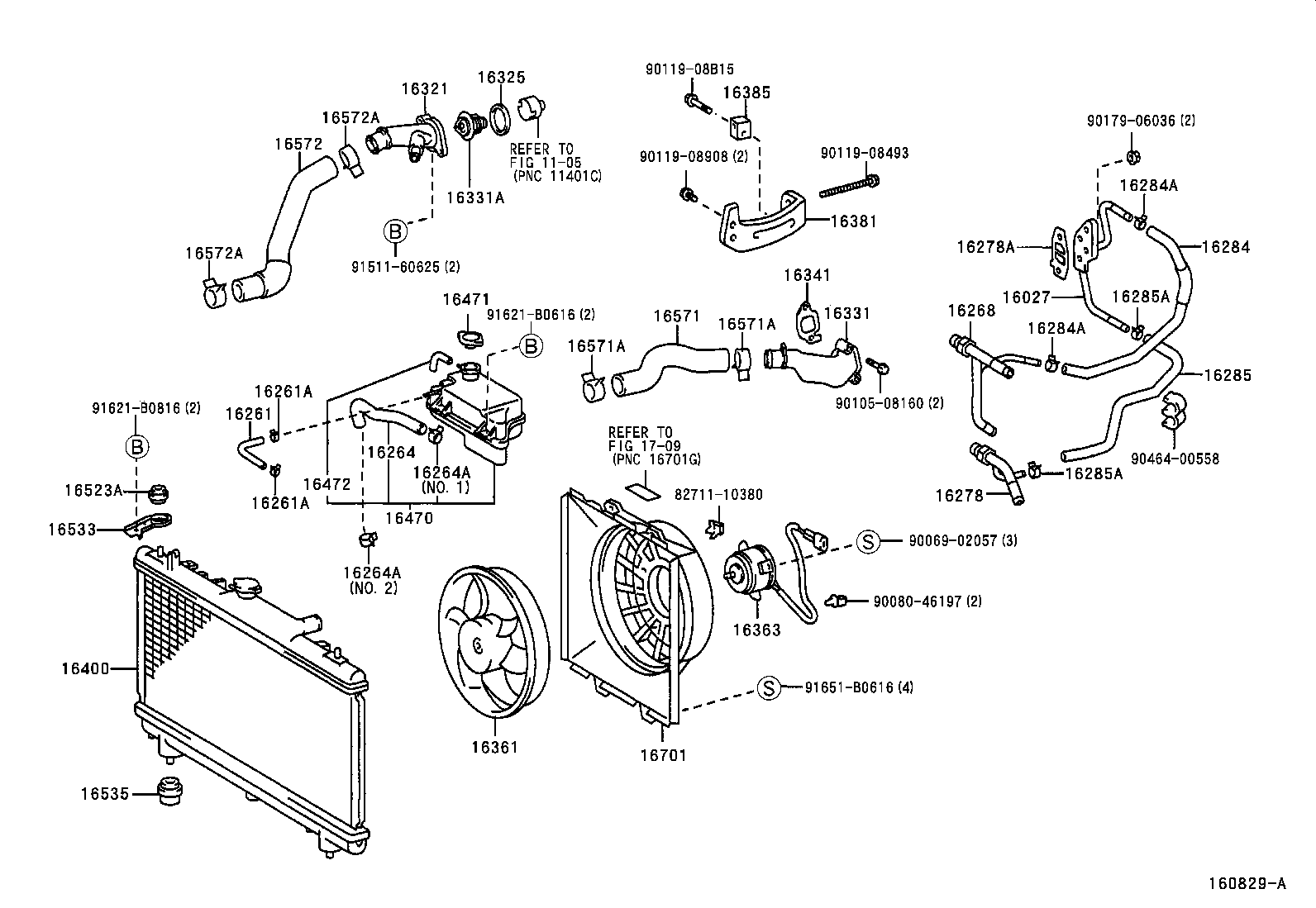 Radiator Water Outlet