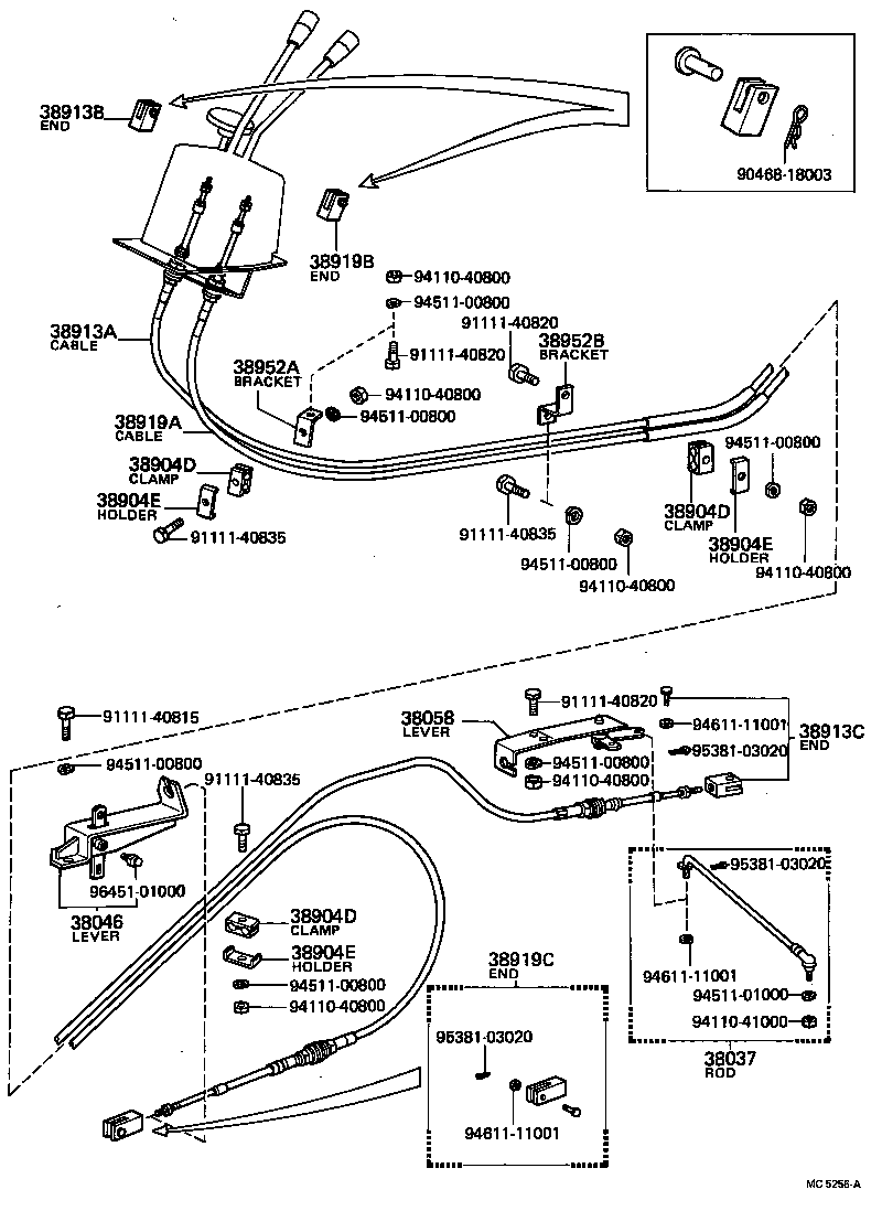 Power TakeOff Lever & Link