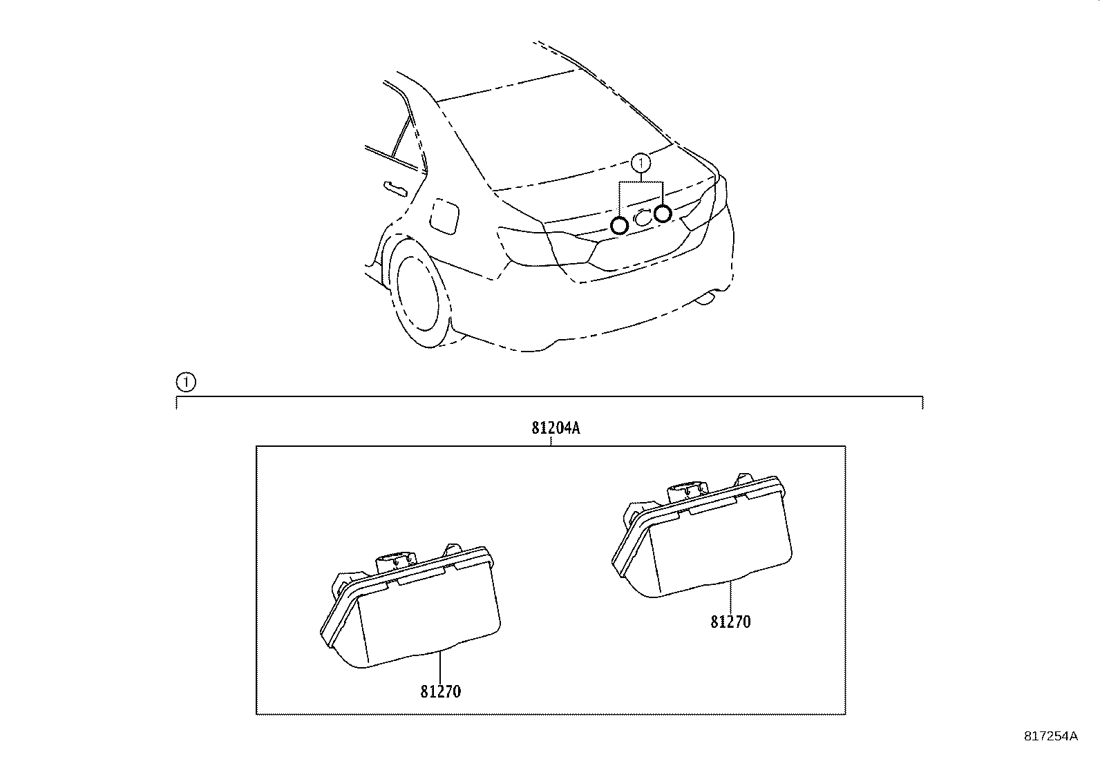 Rear License Plate Lamp