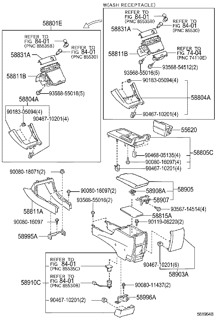 Console Box & Bracket