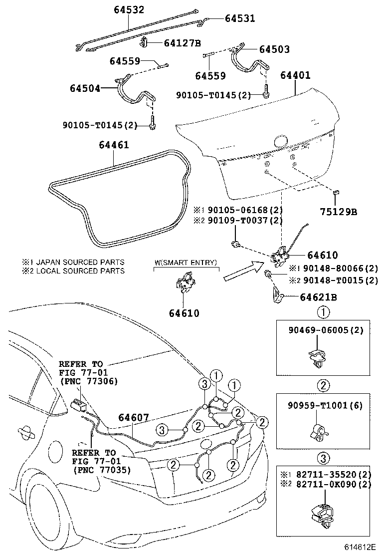 Luggage Compartment Door & Lock