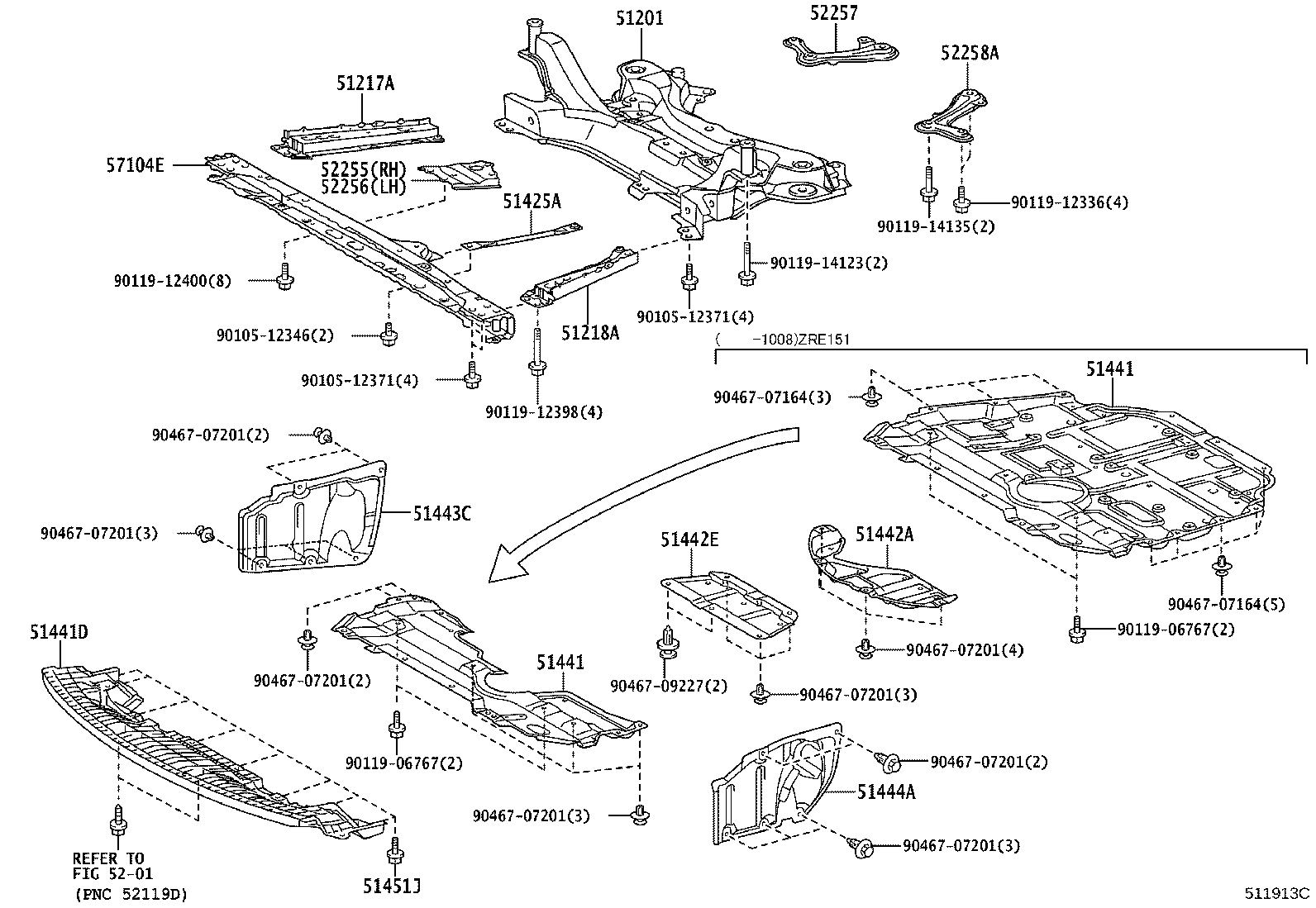Suspension Crossmember & Under Cover