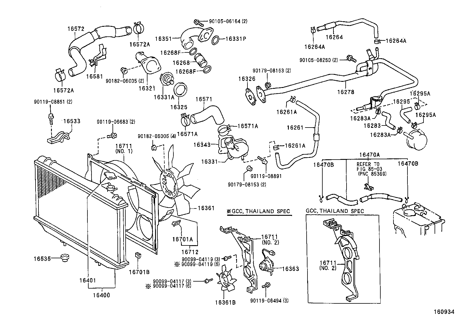 Radiator Water Outlet