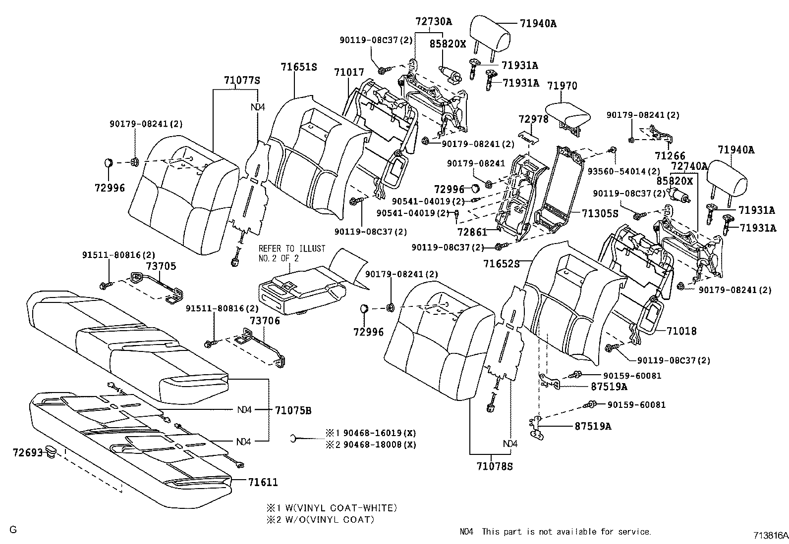 Rear Seat & Seat Track