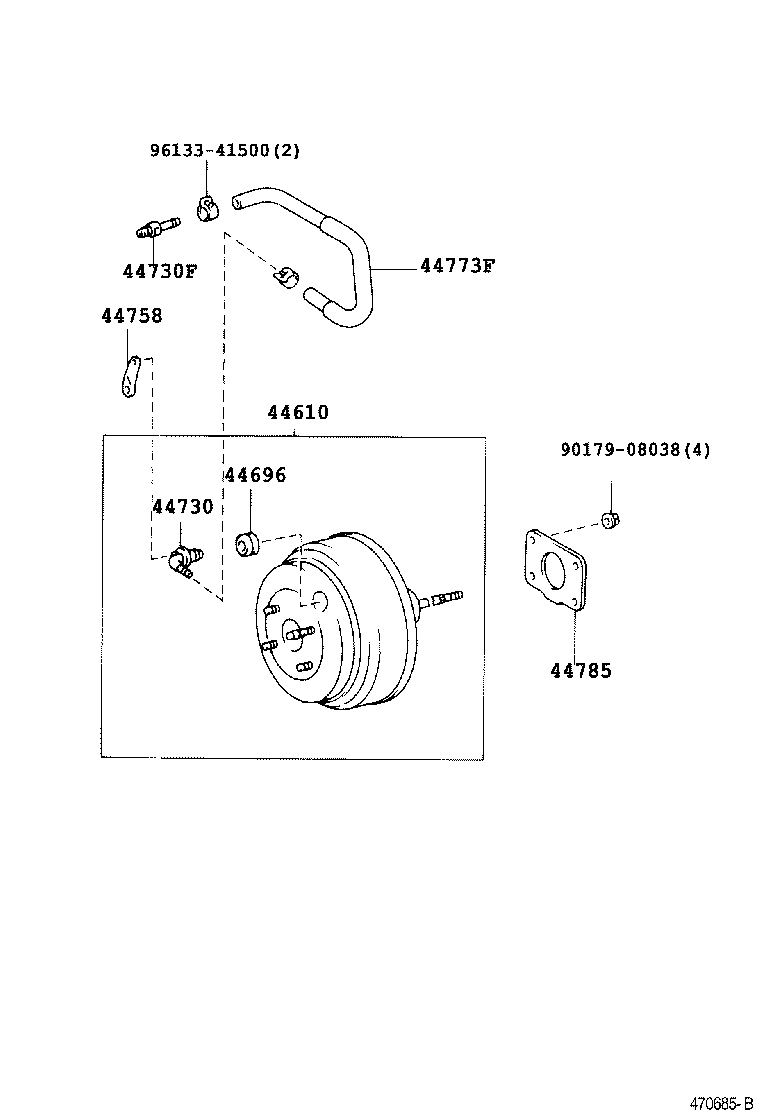 Brake Booster & Vacuum Tube