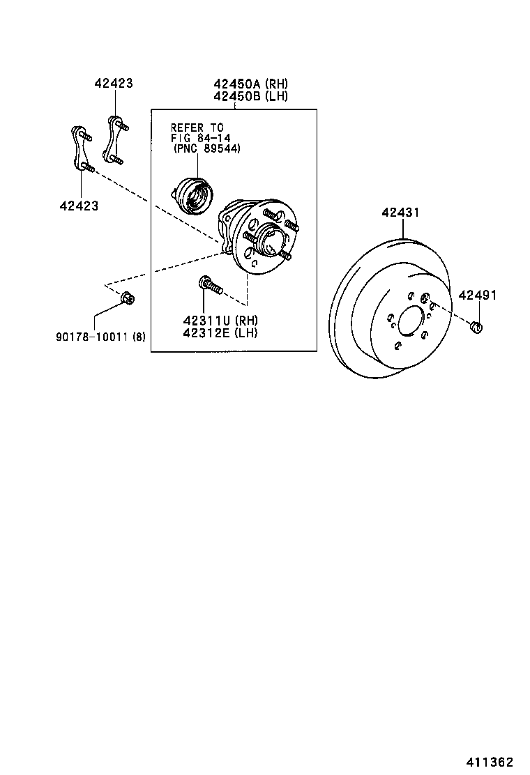 Rear Axle Shaft Hub