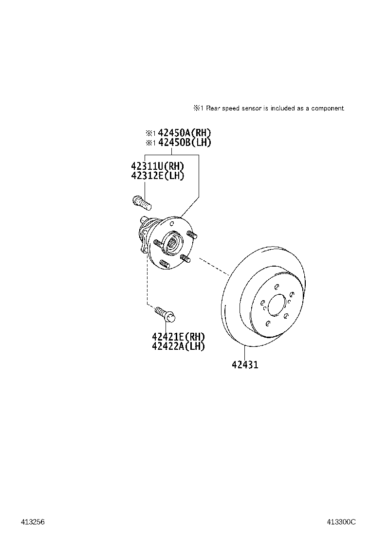 Rear Axle Shaft Hub