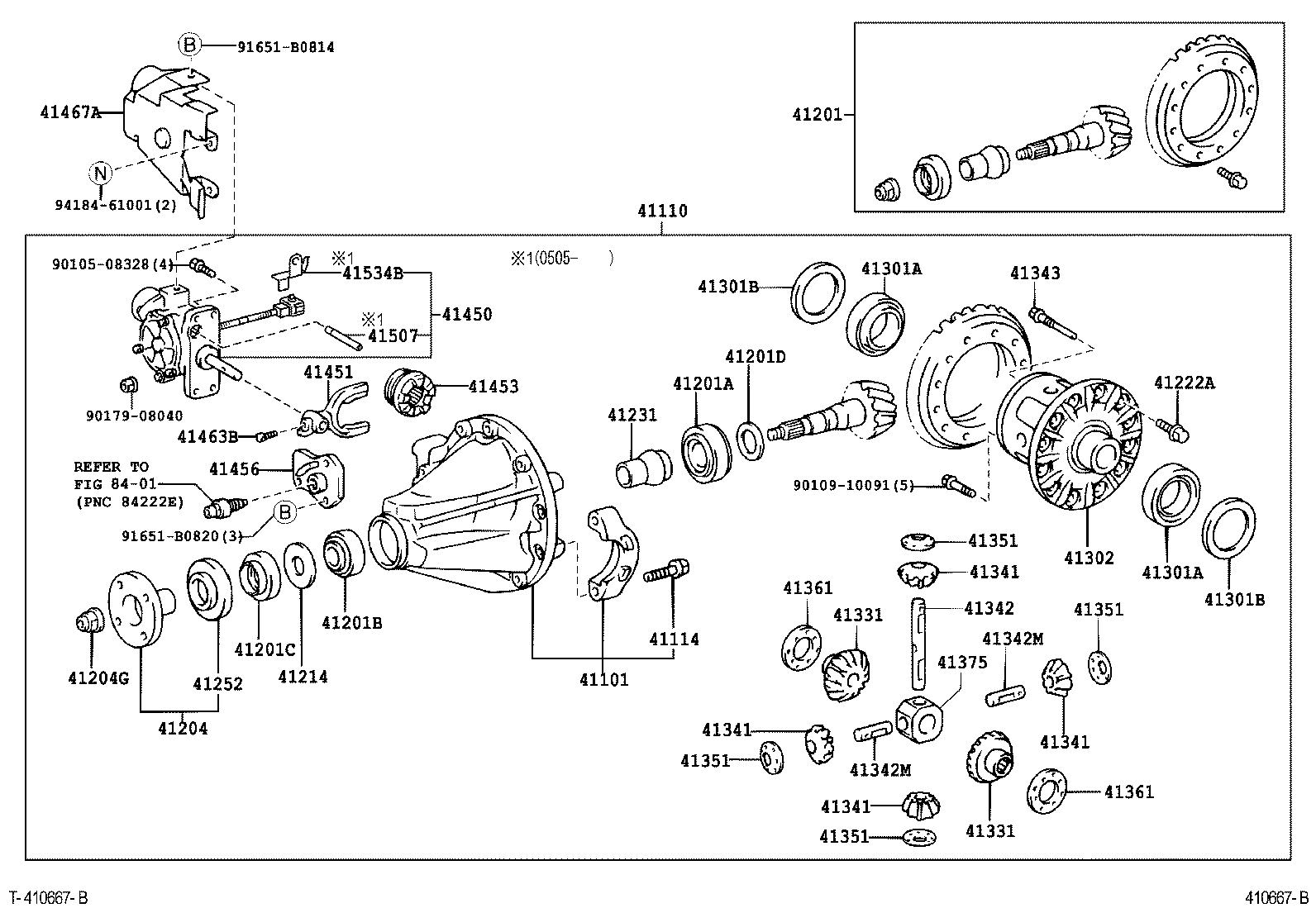 Rear Axle Housing Differential
