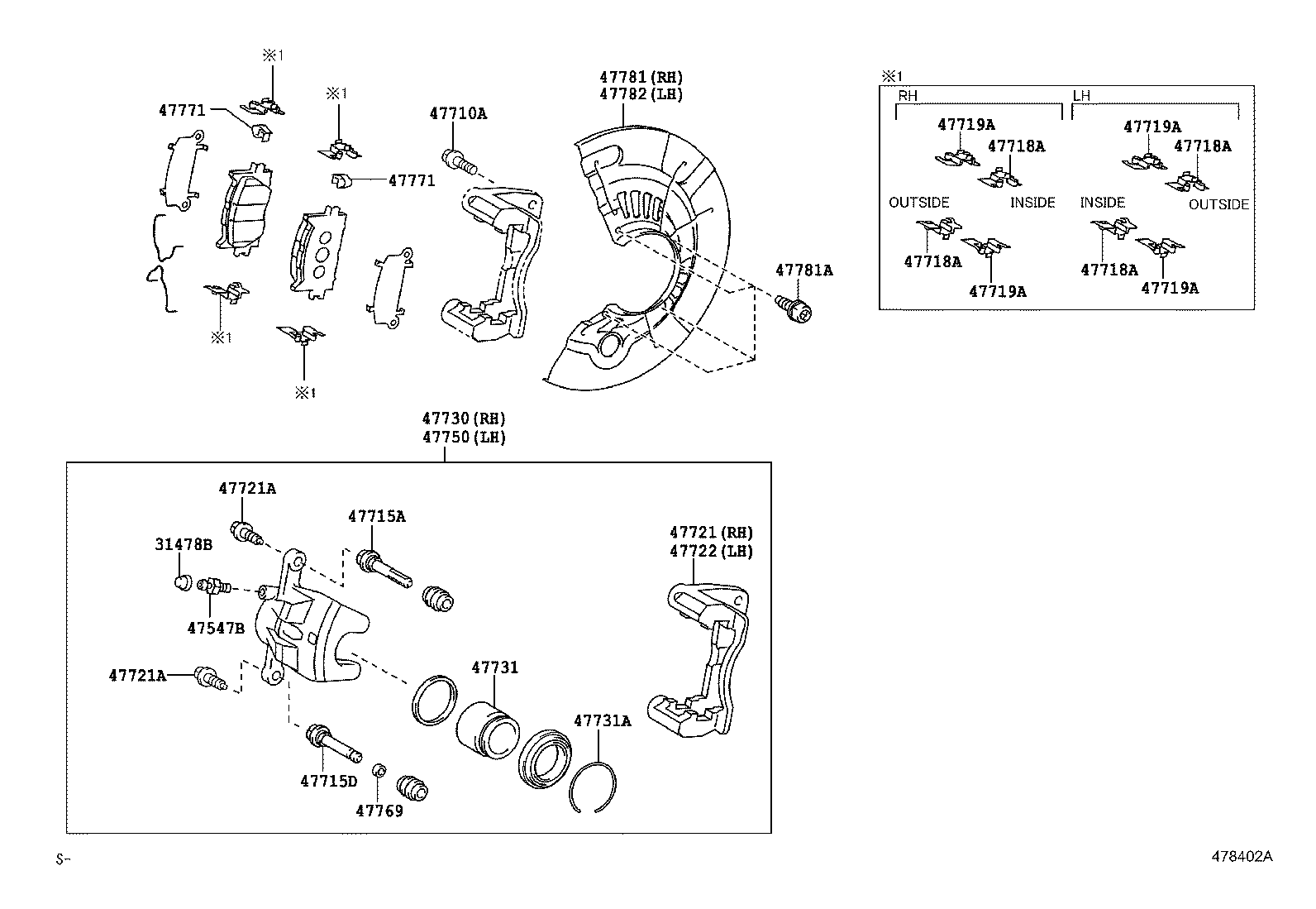 Front Disc Brake Caliper Dust Cover