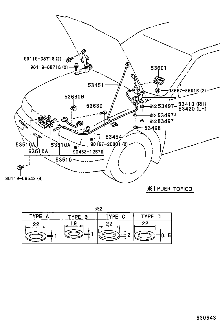 Hood Lock & Hinge