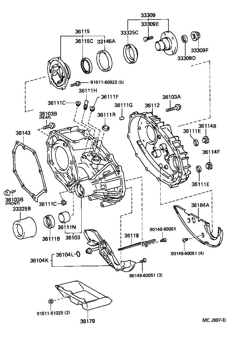 Transfer Case & Extension Housing