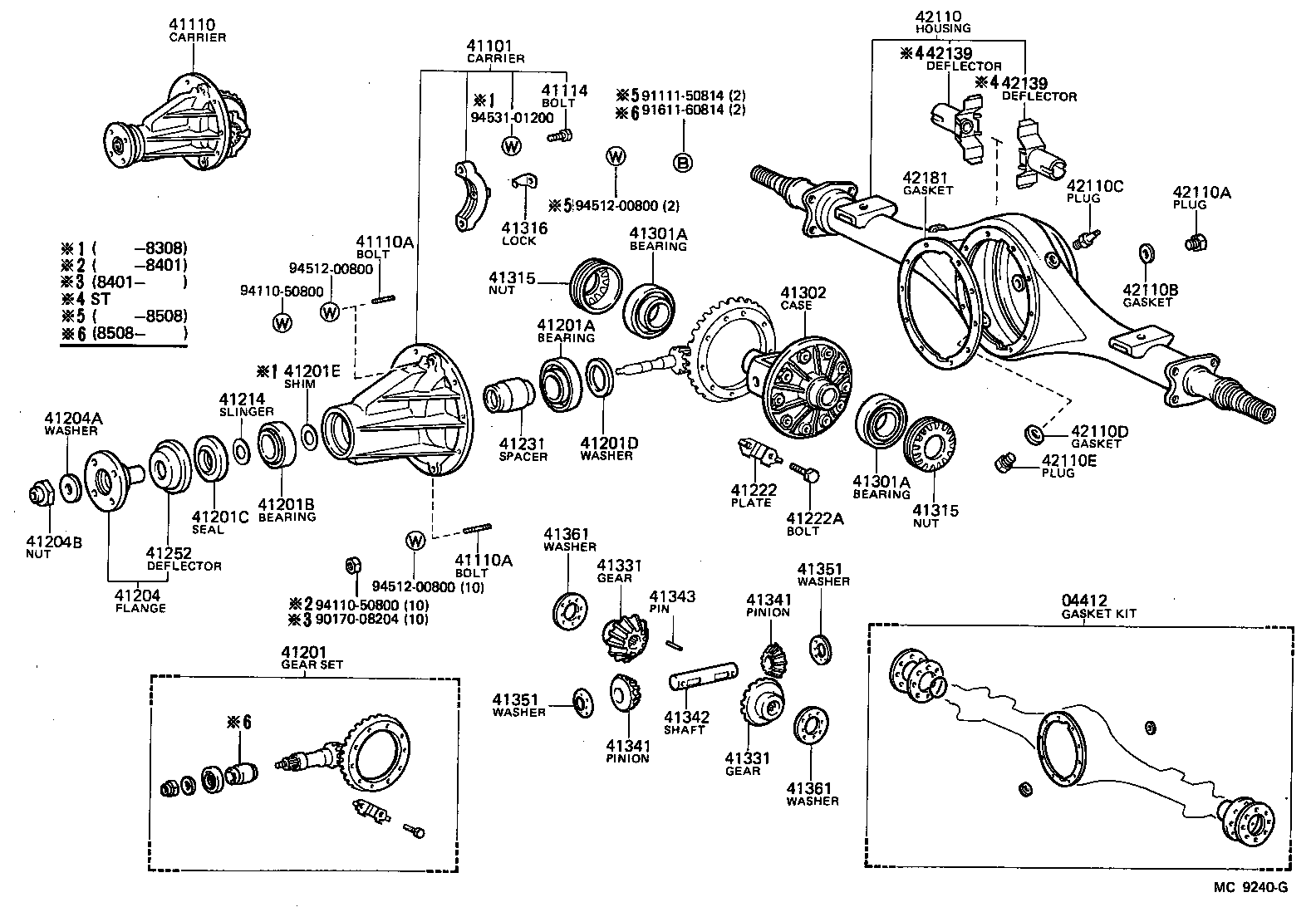 Rear Axle Housing Differential