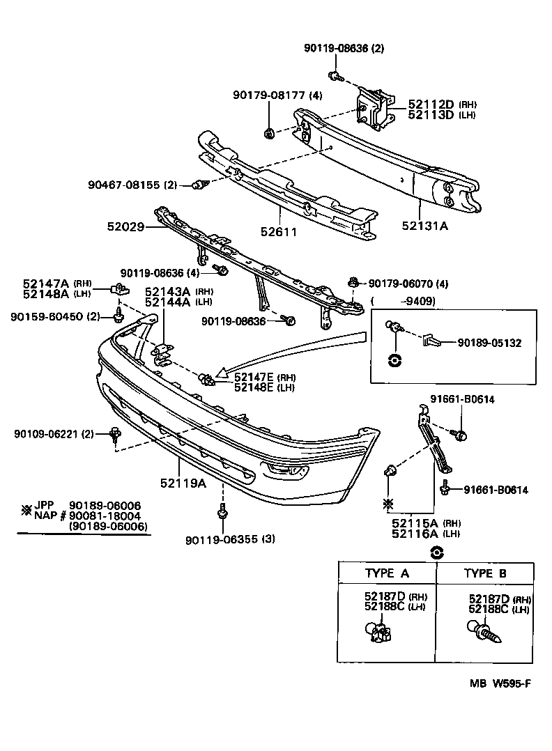 Front Bumper Bumper Stay