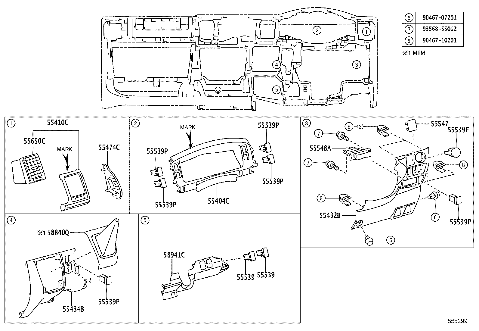 Instrument Panel Glove Compartment