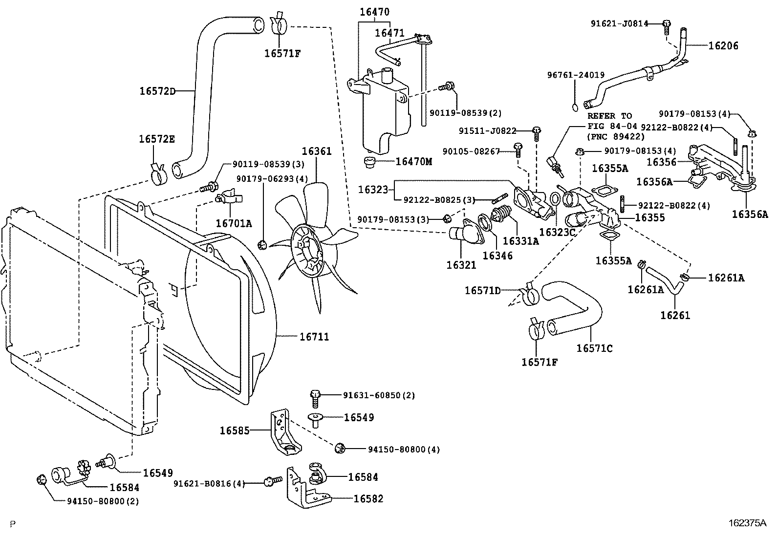 Radiator Water Outlet