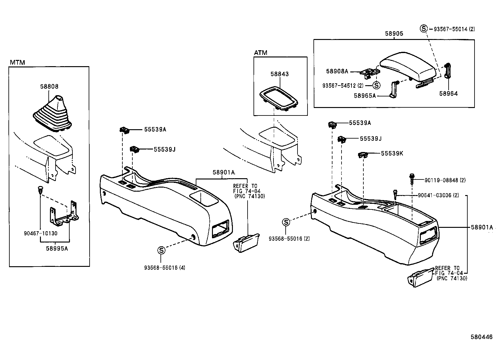 Console Box & Bracket