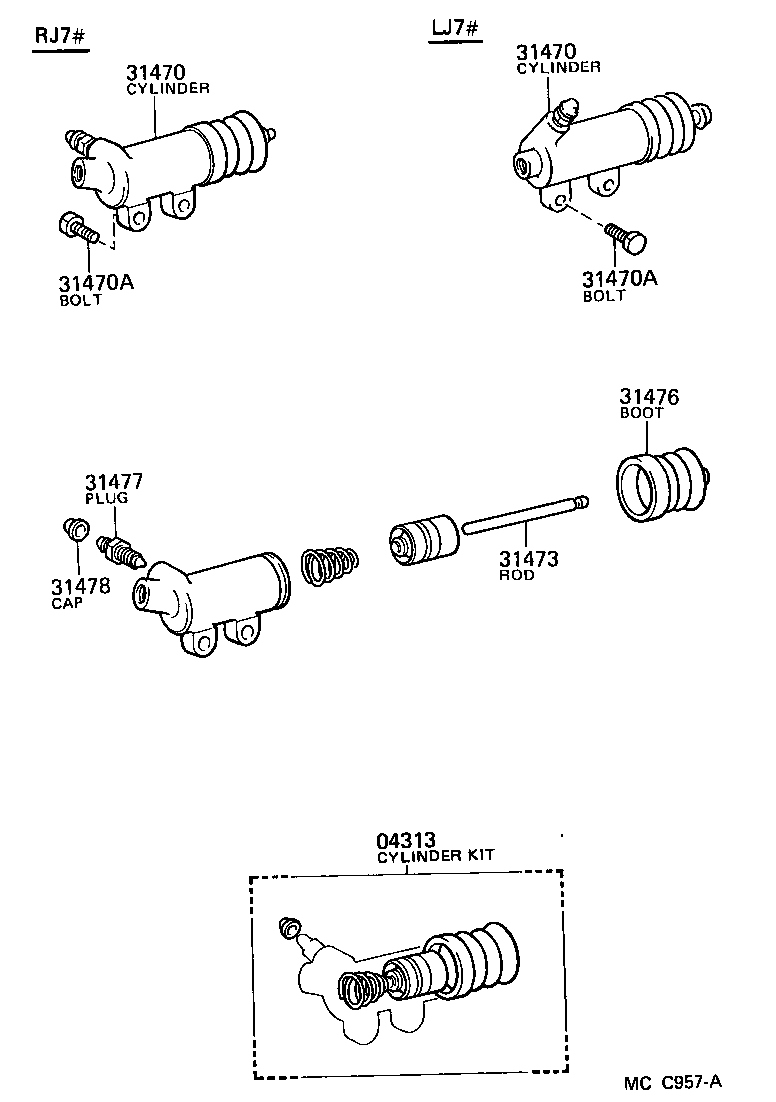 Clutch Release Cylinder