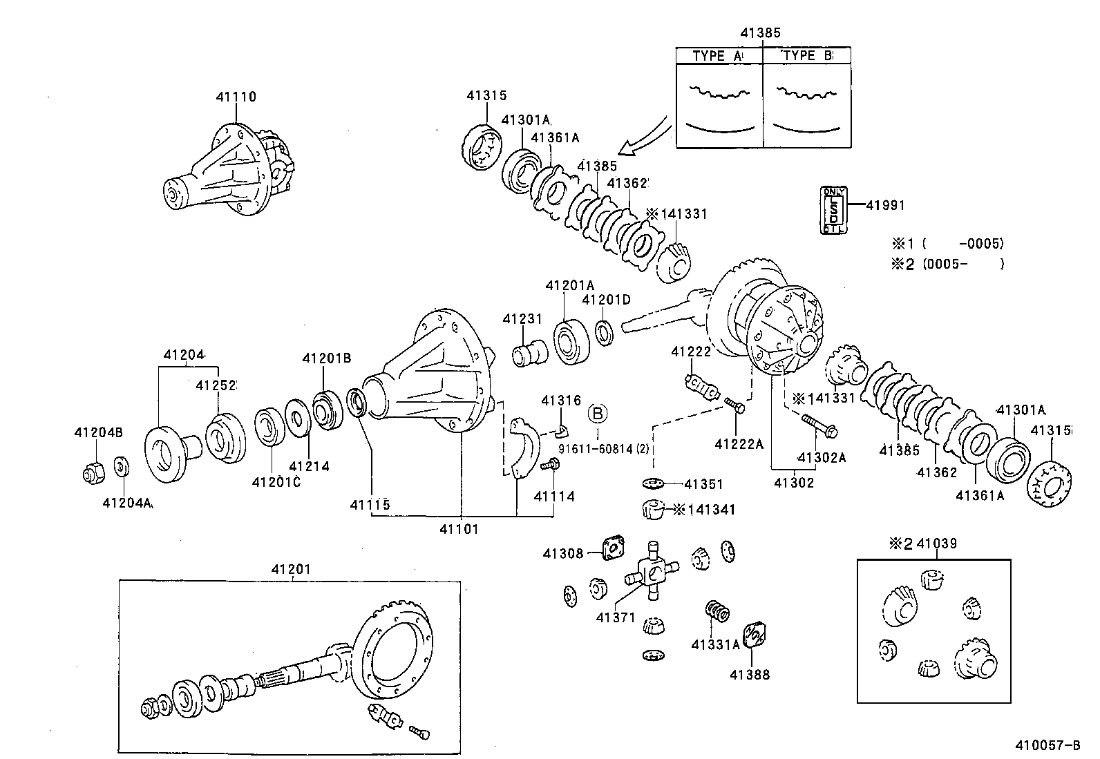 Rear Axle Housing Differential