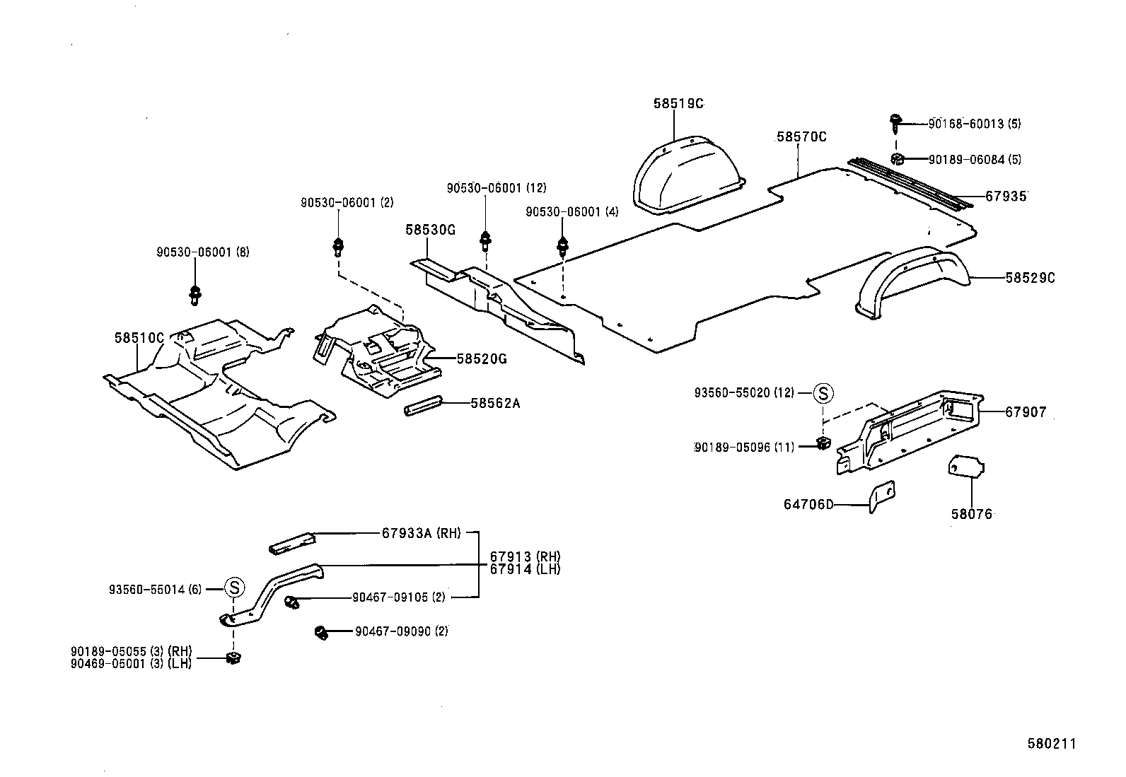 Floor Mat & Silencer Pad