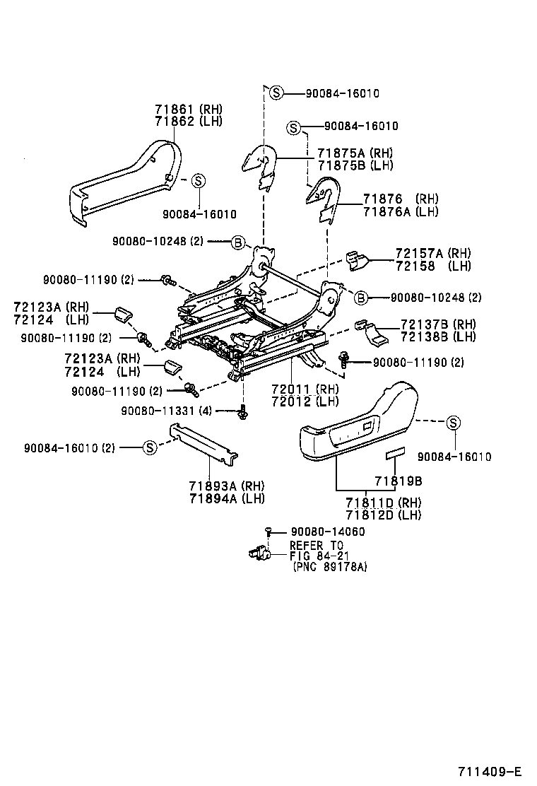 Front Seat & Seat Track