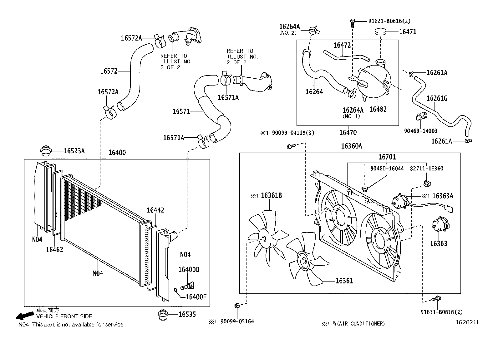 Radiator Water Outlet