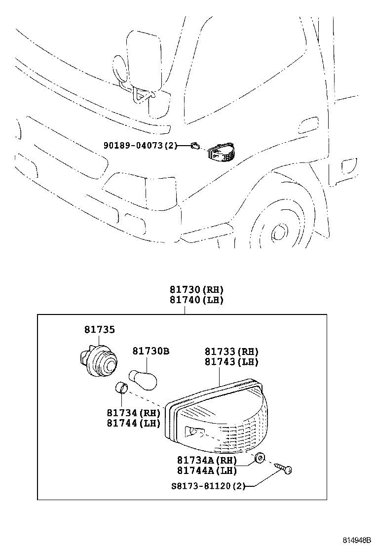 Turn Signal Lamp & Outer Mirror Lamp