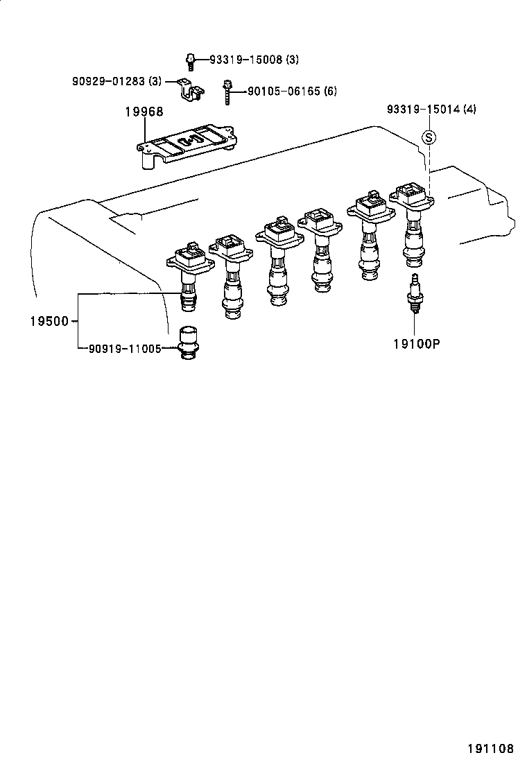 Ignition Coil Spark Plug Glow Plug