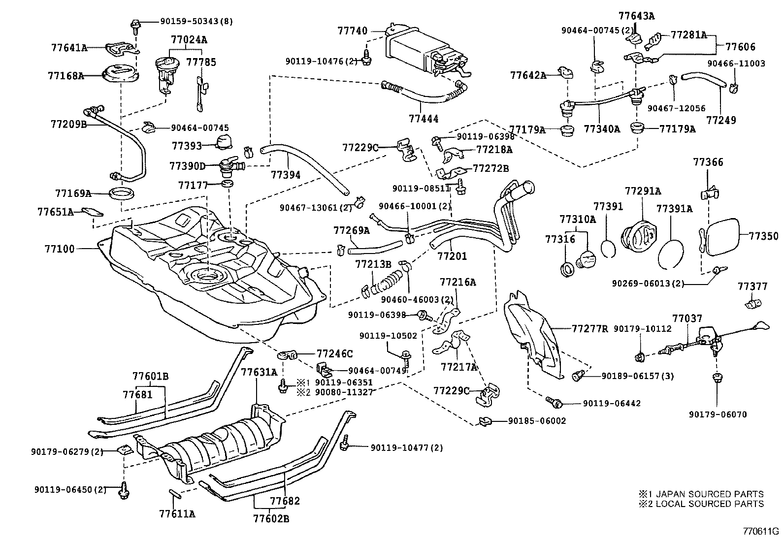 Fuel Tank & Tube