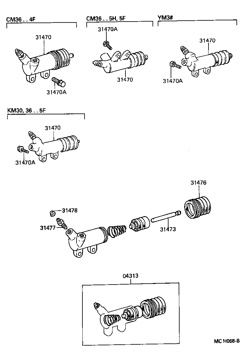Clutch Release Cylinder