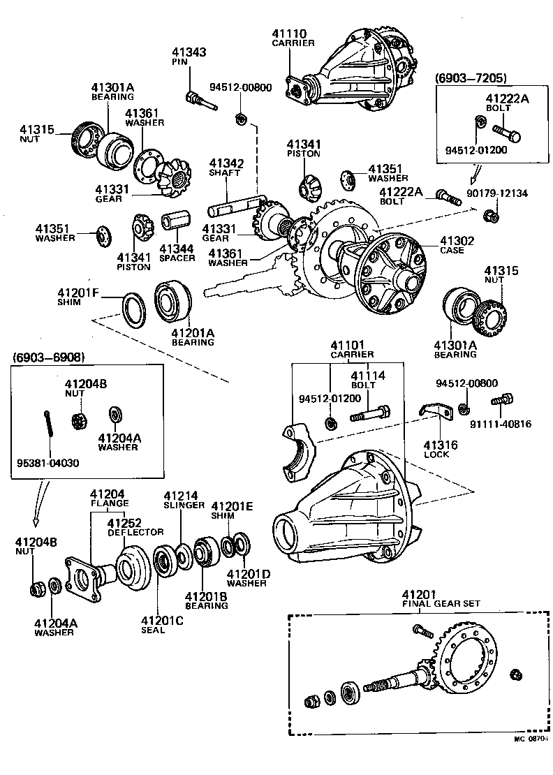 Rear Axle Housing Differential