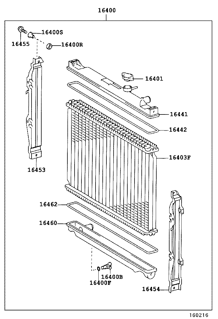 Radiator Water Outlet