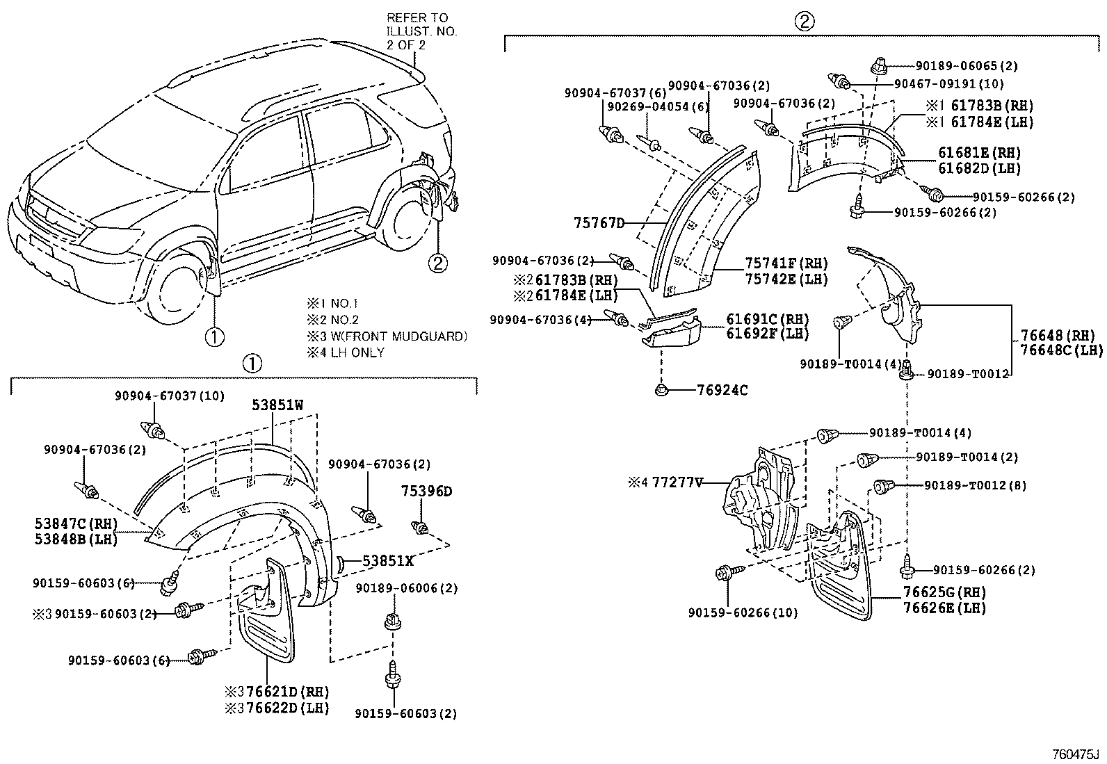 Spoiler & Side Mudguard