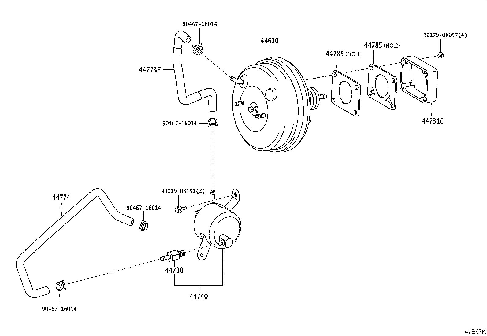 Brake Booster & Vacuum Tube