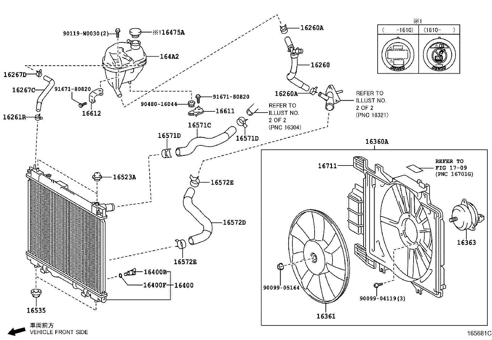 Radiator Water Outlet