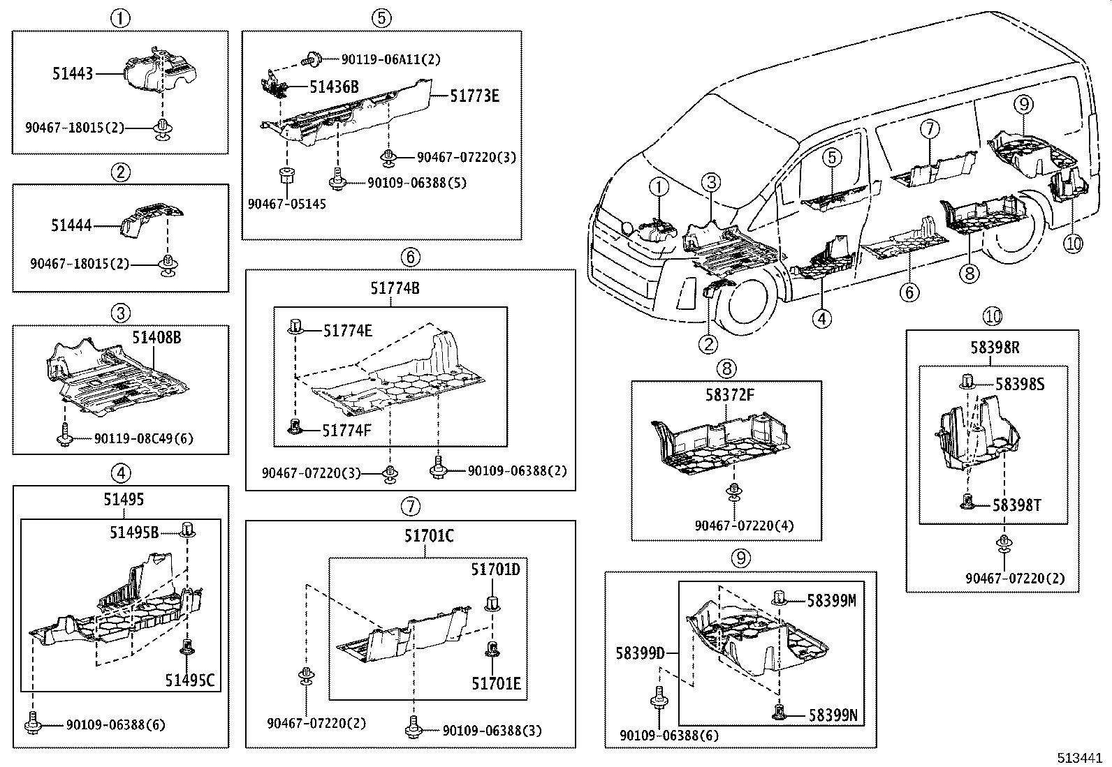 Suspension Crossmember & Under Cover