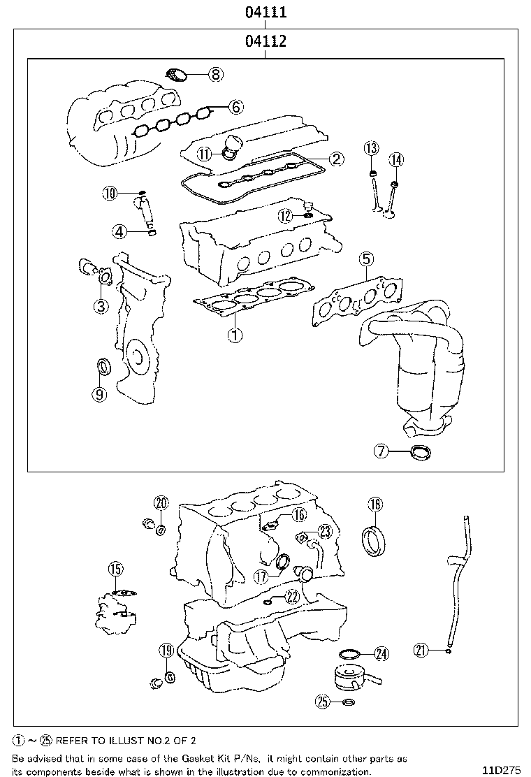 Engine Overhaul Gasket Kit