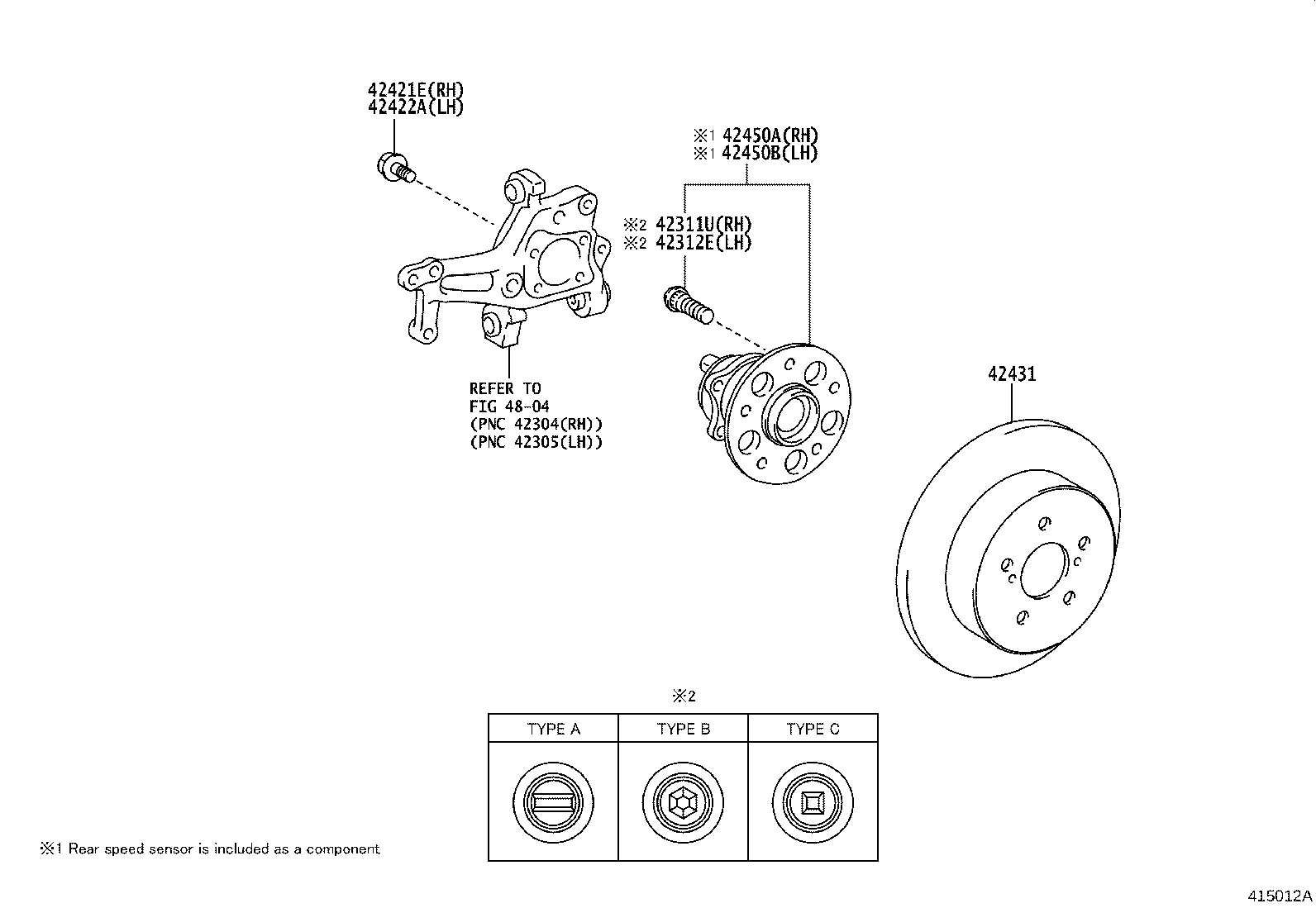 Rear Axle Shaft Hub