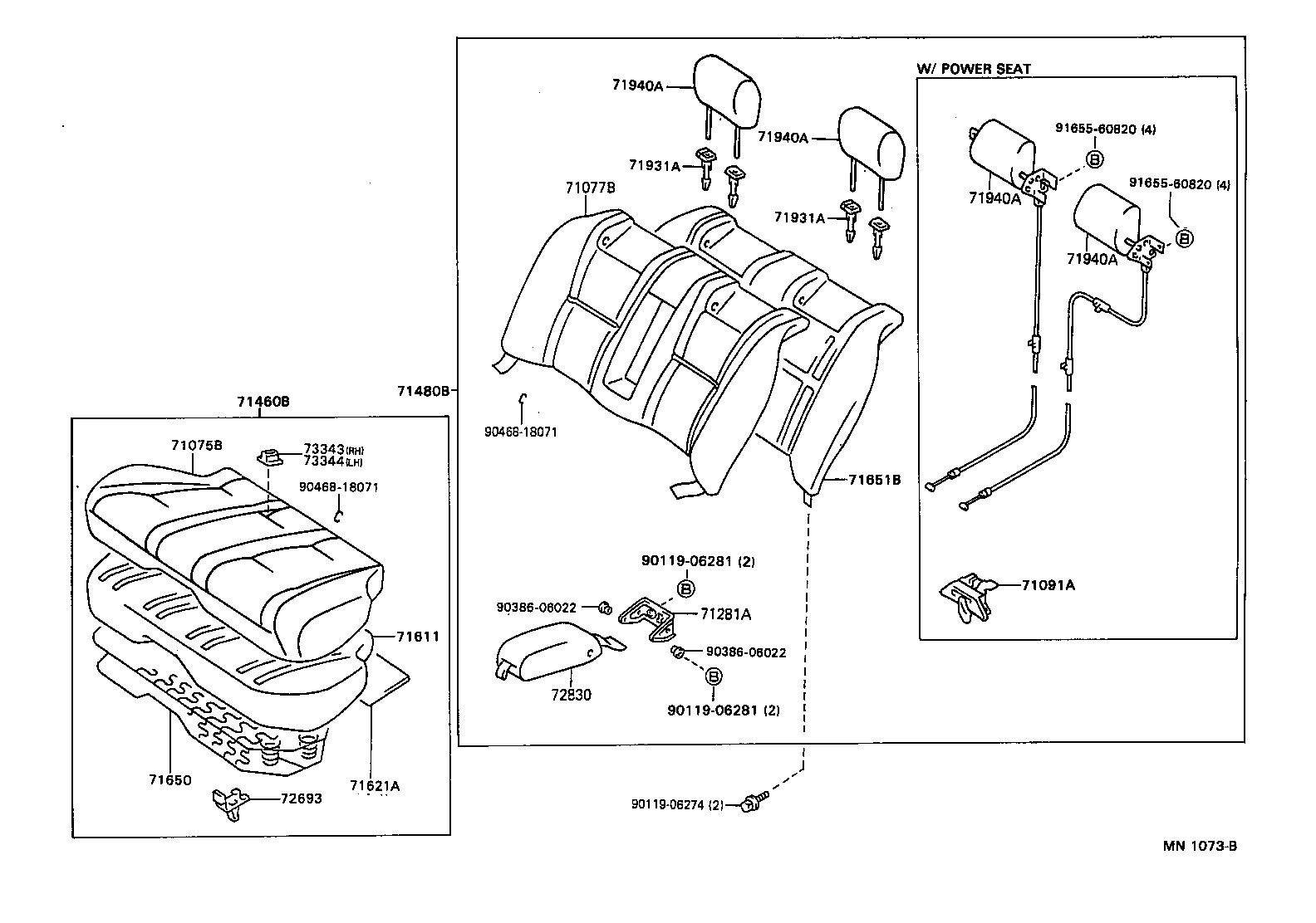 Rear Seat & Seat Track