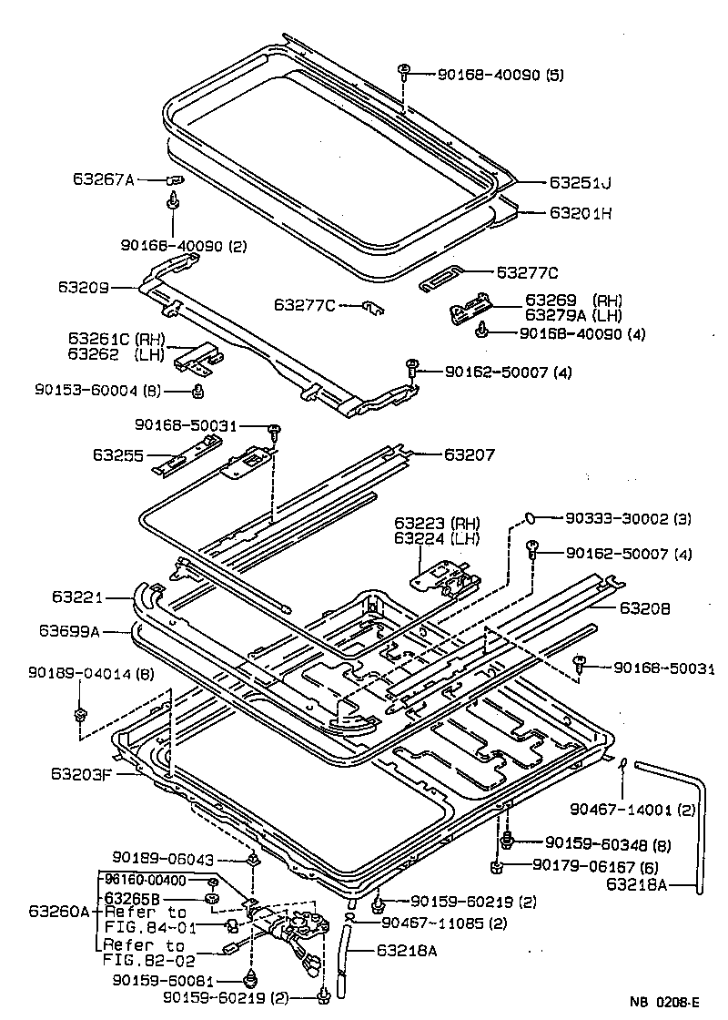 Panel & Back Window Glass