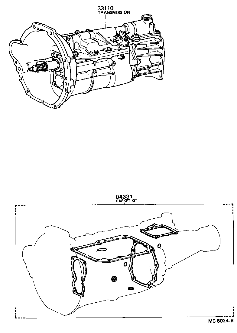 Transaxle Or Transmission Assy & Gasket Kit